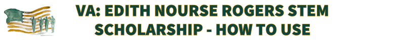STEM SCCHOLARSHIP - HOW TO USE