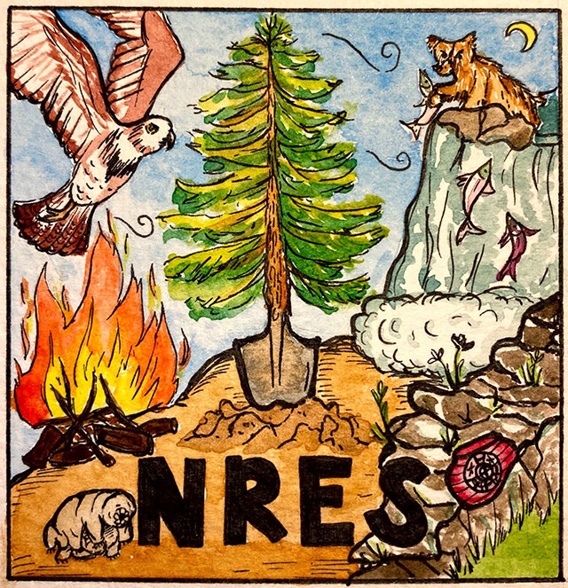 NRES Sticker by Jennifer Lee