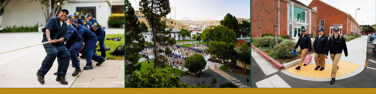 Students at Cal Poly Maritime Academy