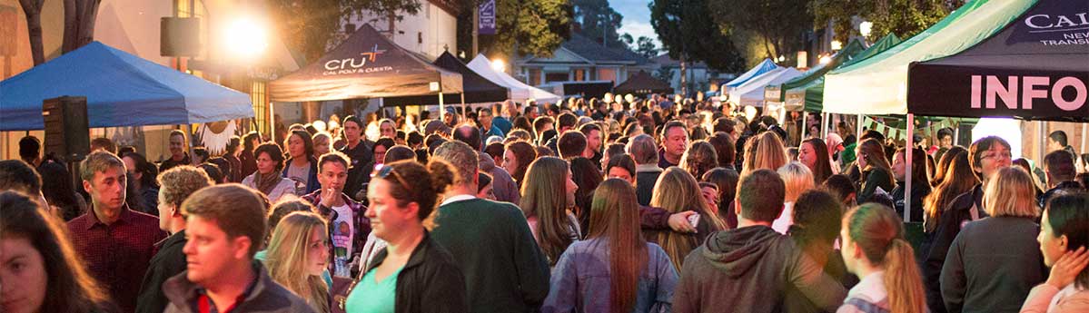 Farmer's Market in Downtown SLO during Open House