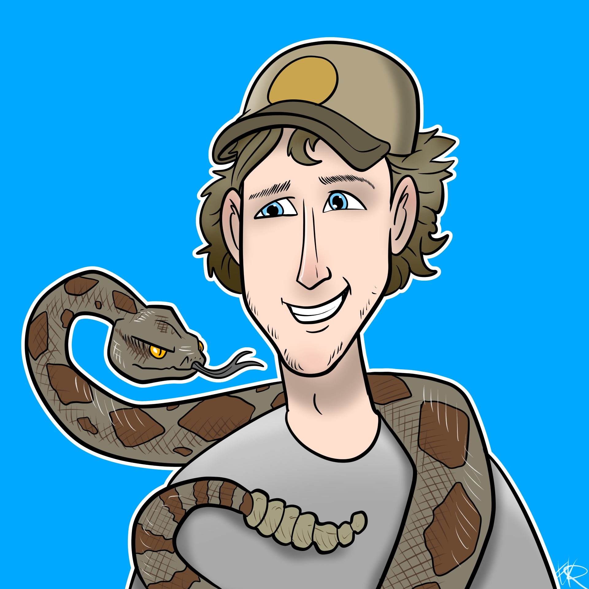 Cartoon of Grant McCargar