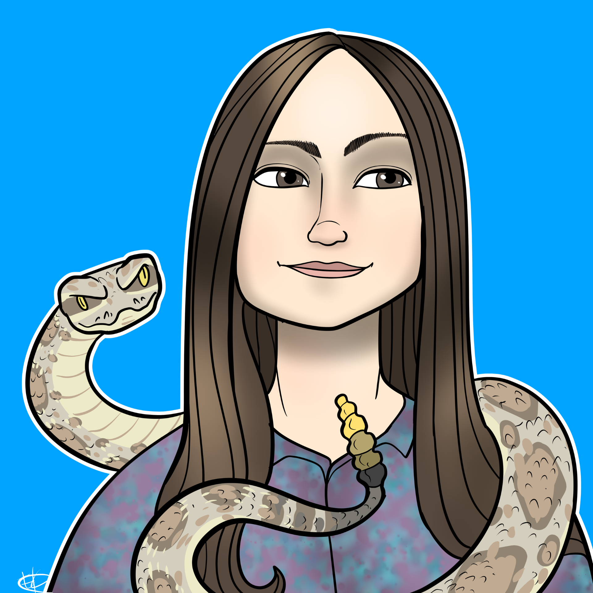 Cartoon of Océane Da Cunha