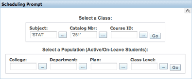 Close-up on a prompt request