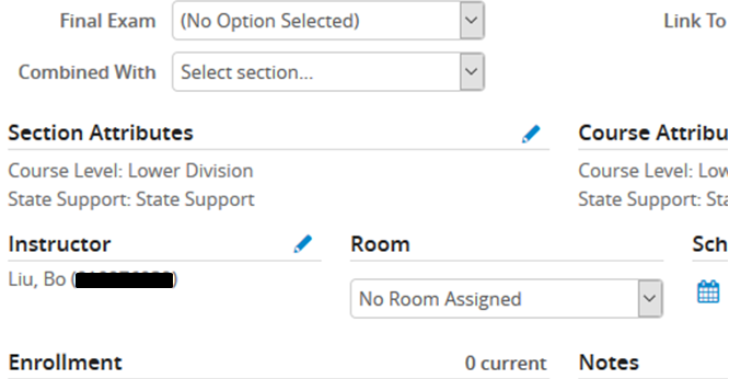 Section Attribute