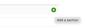Add a section