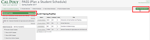 select courses