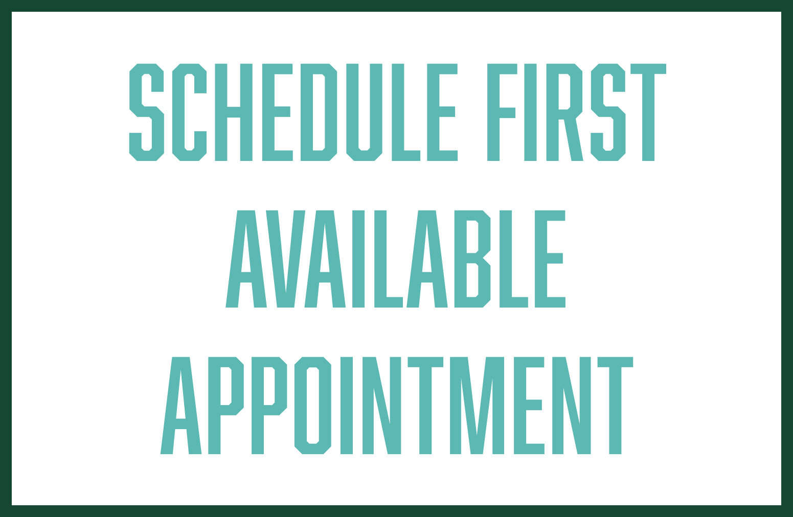 Schedule first available appointment