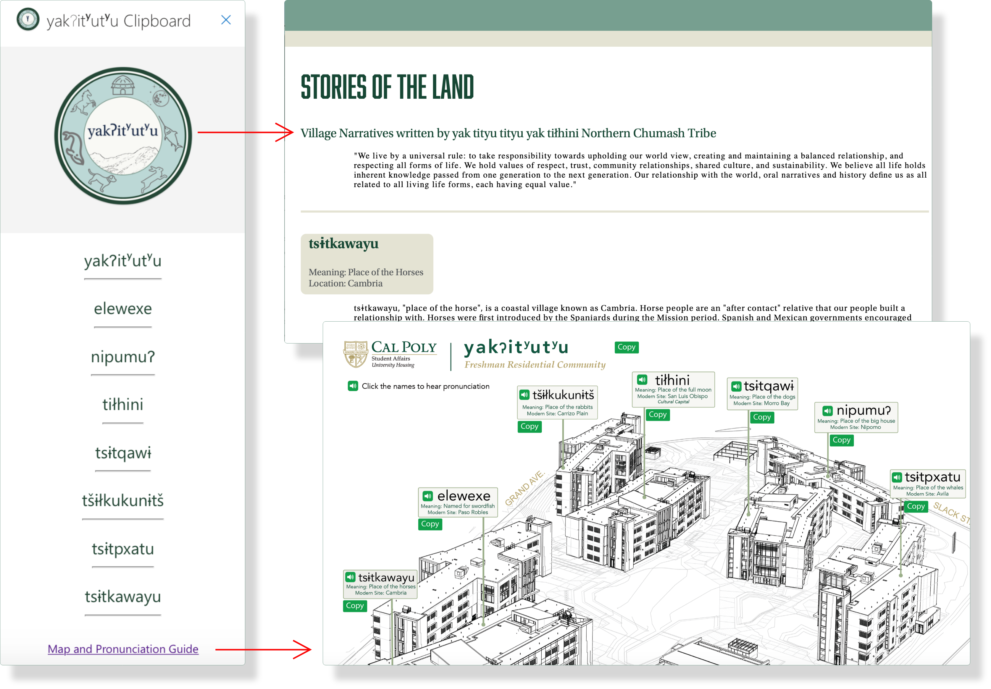 User interface overview