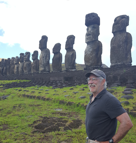 Dr. Terry Jones in Easter Island