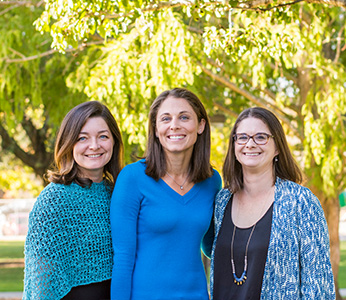 Tanya Flushman, Megan Guise, and Briana Ronan