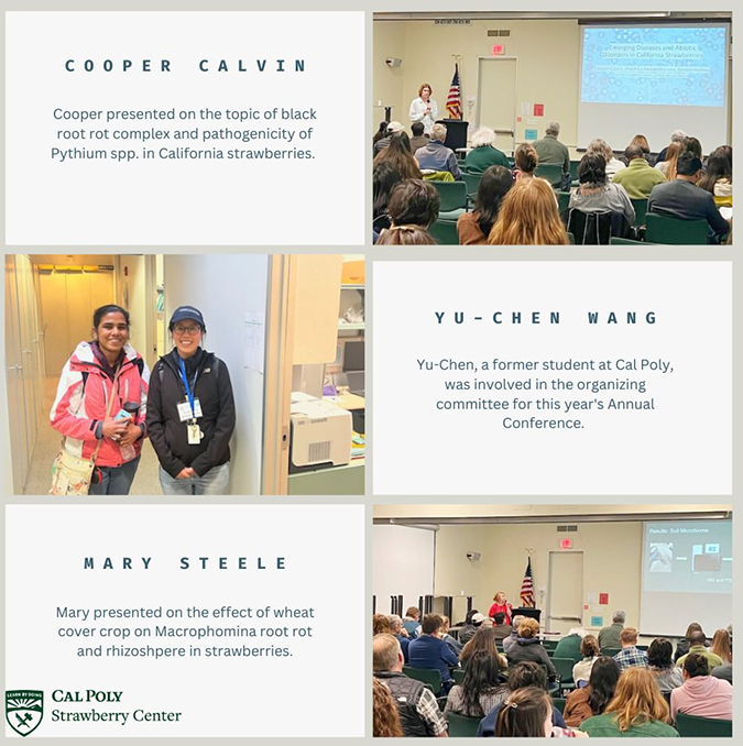 Congratulations to Center Master's students Cooper Calvin and Mary Steele for winning registration awards