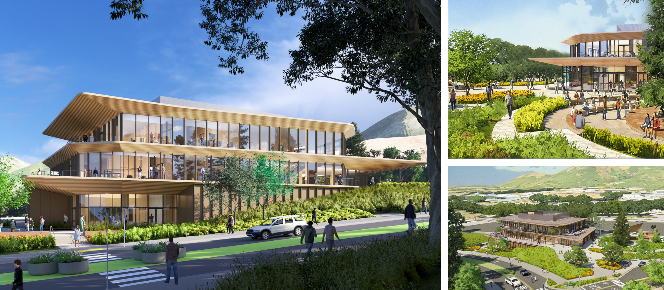Renderings of future Student Success Center