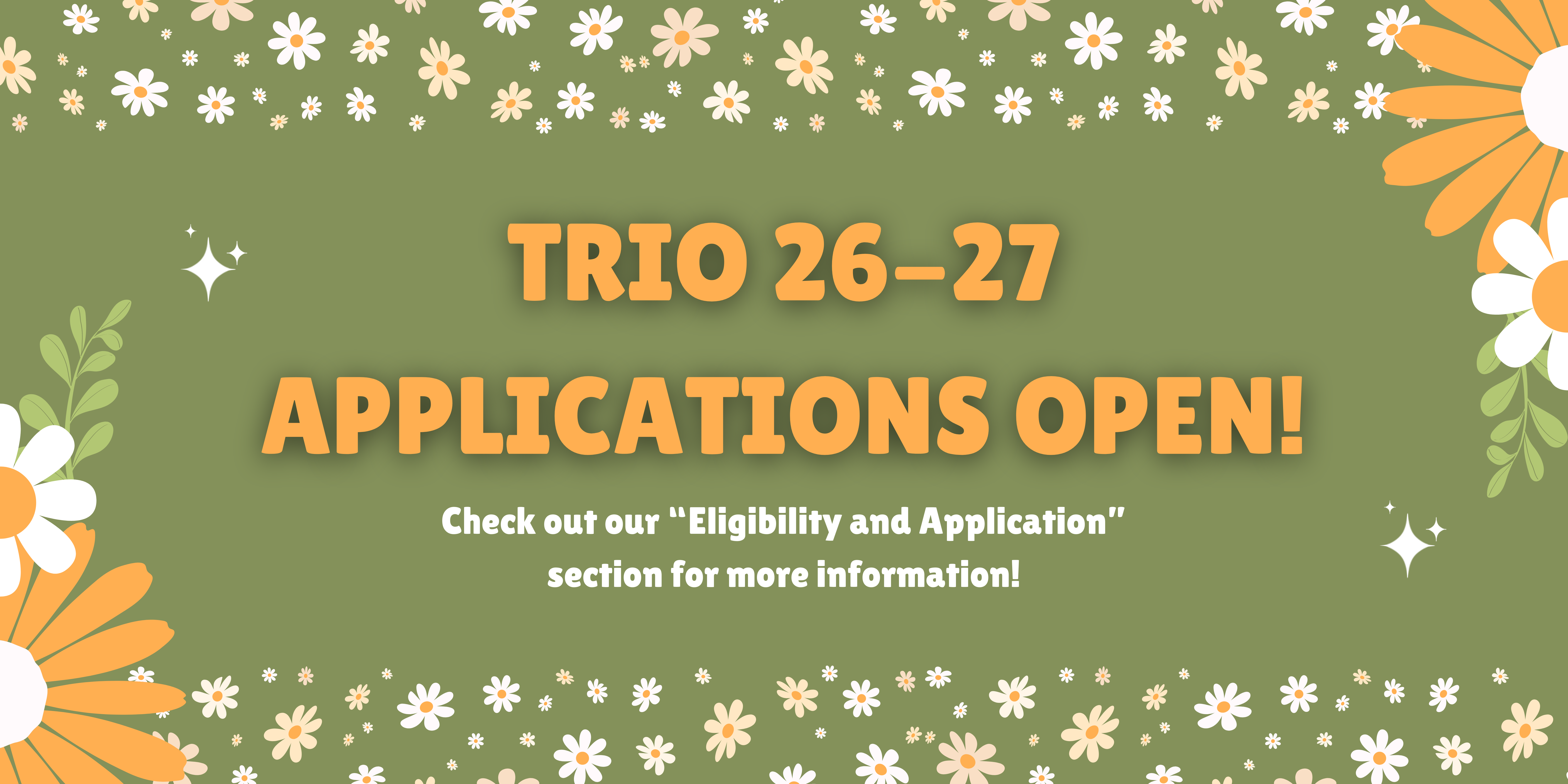 TRIO Application Announcement 26